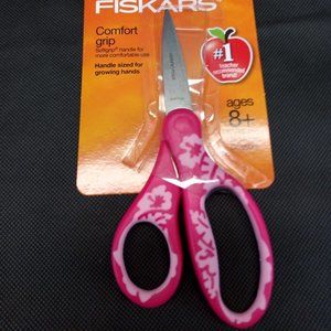 fiskars pink, scissors, 6 '',new